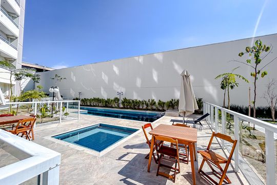 Área comum - Piscina de apartamento para alugar com 2 quartos, 34m² em Vila Esperança, São Paulo