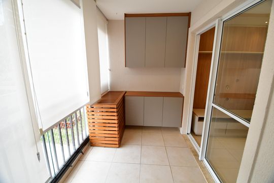 Sala - Sacada de apartamento para alugar com 2 quartos, 60m² em Taquaral, Campinas
