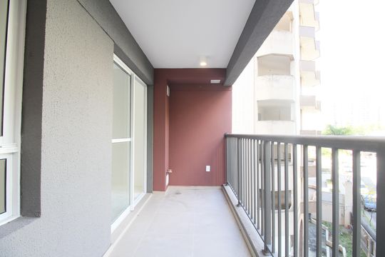 Varanda da Sala de apartamento à venda com 2 quartos, 46m² em Vila Suzana, São Paulo