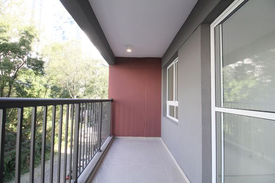 Varanda da Sala de apartamento à venda com 2 quartos, 46m² em Vila Suzana, São Paulo