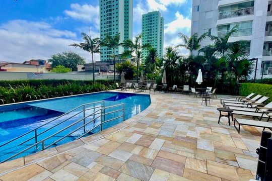 Área comum - Piscina de apartamento à venda com 3 quartos, 82m² em Gopouva, Guarulhos