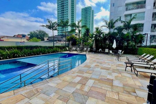 Área comum - Piscina de apartamento à venda com 3 quartos, 82m² em Gopouva, Guarulhos
