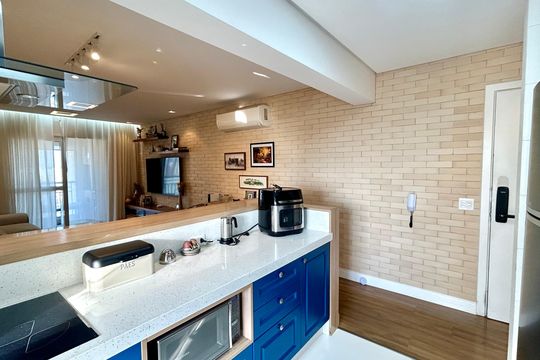Cozinha de apartamento à venda com 3 quartos, 82m² em Gopouva, Guarulhos