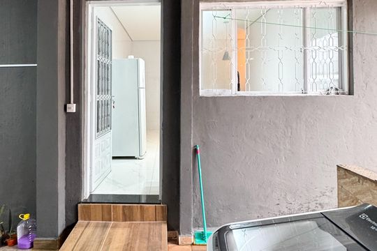 Área de Serviço de casa para alugar com 1 quarto, 60m² em Jardim Aurora, São Bernardo do Campo