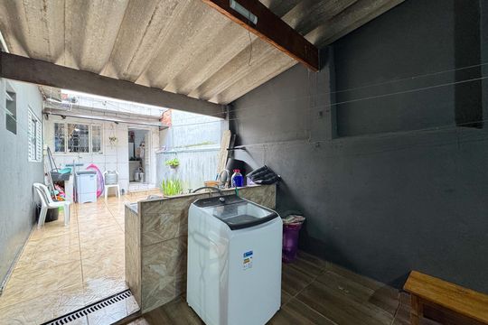 Área de Serviço de casa para alugar com 1 quarto, 60m² em Jardim Aurora, São Bernardo do Campo