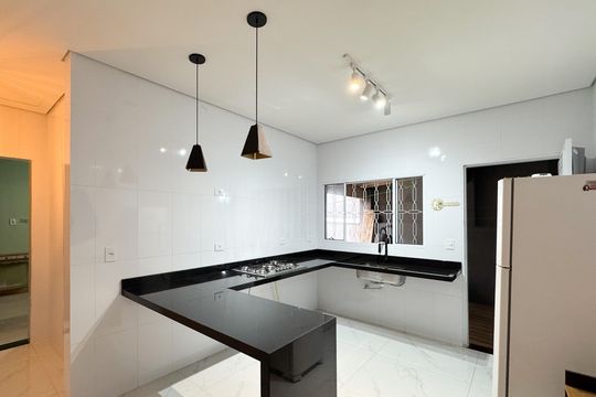 Cozinha  de casa para alugar com 1 quarto, 60m² em Jardim Aurora, São Bernardo do Campo
