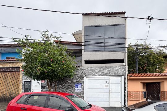 Fachada de casa para alugar com 1 quarto, 60m² em Jardim Aurora, São Bernardo do Campo