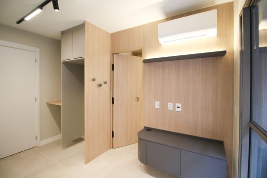 Sala de apartamento para alugar com 1 quarto, 25m² em Vila Nova Conceição, São Paulo