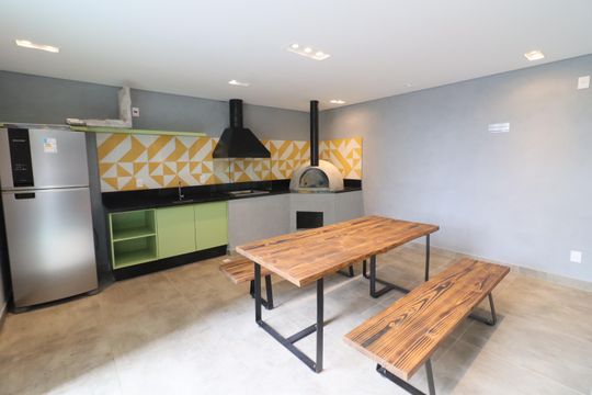 Área comum - Churrasqueira de apartamento à venda com 1 quarto, 25m² em Centro, Osasco