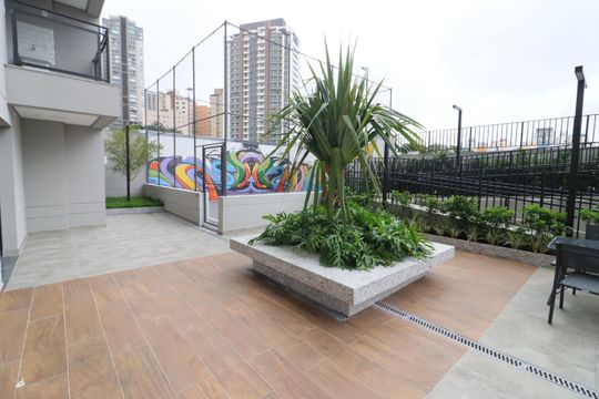 Área comum - Área verde de apartamento à venda com 1 quarto, 25m² em Centro, Osasco