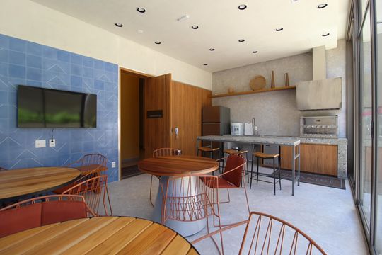 Área Comum - Churrasqueira de apartamento à venda com 2 quartos, 121m² em Indianópolis, São Paulo