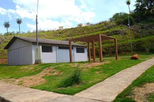 Área externa de apartamento para alugar com 2 quartos, 45m² em Acaiaca, Belo Horizonte