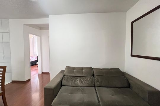 Sala de apartamento à venda com 2 quartos, 45m² em Distrito Indutrial Doutor Helio Pentagna Guimarães, Contagem