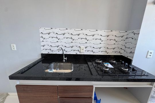 Cozinha de apartamento para alugar com 2 quartos, 37m² em Santa Maria, Osasco