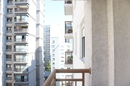 Varanda da Sala de apartamento para alugar com 1 quarto, 30m² em Perdizes, São Paulo