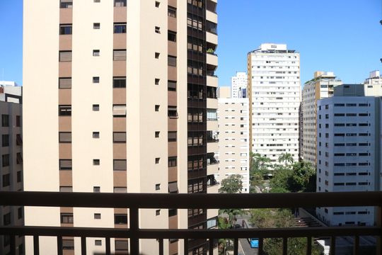 Varanda da Sala de apartamento para alugar com 1 quarto, 30m² em Perdizes, São Paulo