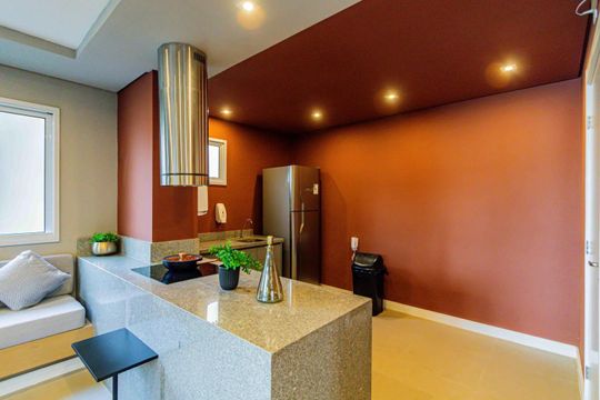 Área comum - Salão de festas de apartamento para alugar com 1 quarto, 30m² em Perdizes, São Paulo