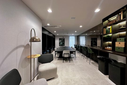 Área comum de apartamento para alugar com 1 quarto, 32m² em Campo Belo, São Paulo