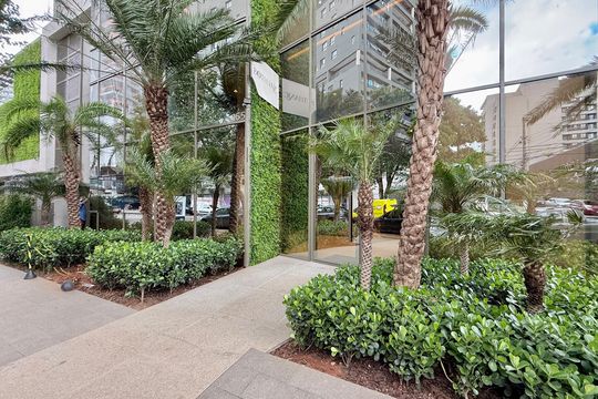 Fachada de apartamento para alugar com 1 quarto, 32m² em Campo Belo, São Paulo