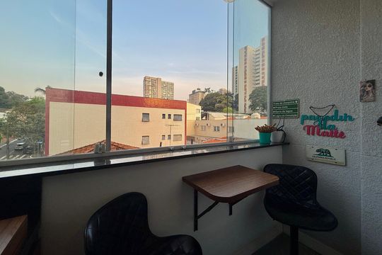 Sacada de apartamento à venda com 2 quartos, 49m² em Chácara Santo Antônio (zona Sul), São Paulo