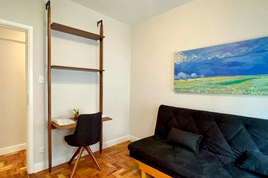 Quarto 2 de apartamento para alugar com 2 quartos, 72m² em Cerqueira César, São Paulo