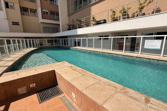 Área comum - Piscina de apartamento à venda com 3 quartos, 76m² em Jardim Europa, Goiânia