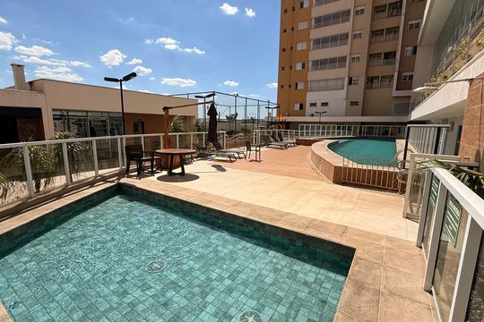 Área comum - Piscina de apartamento à venda com 3 quartos, 76m² em Jardim Europa, Goiânia