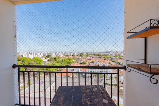 Sacada da Sala de apartamento à venda com 3 quartos, 67m² em São Bernardo, Campinas