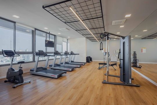 Academia de apartamento para alugar com 1 quarto, 51m² em Vila Anglo Brasileira, São Paulo