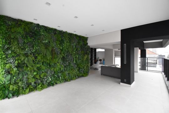 Área comum de kitnet/studio para alugar com 1 quarto, 20m² em Centro, Curitiba