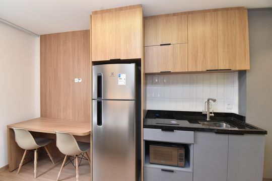 Studio de kitnet/studio para alugar com 1 quarto, 20m² em Centro, Curitiba