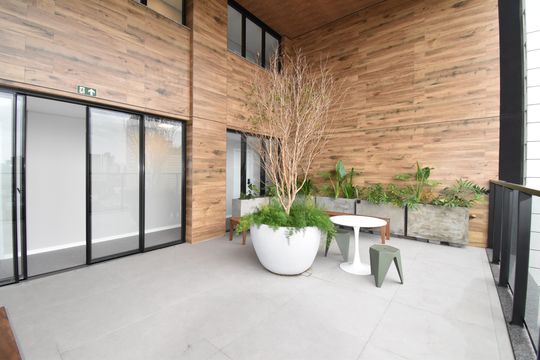 Área comum de kitnet/studio para alugar com 1 quarto, 20m² em Centro, Curitiba