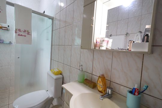 Banheiro de casa para alugar com 3 quartos, 120m² em Campo Grande, São Paulo