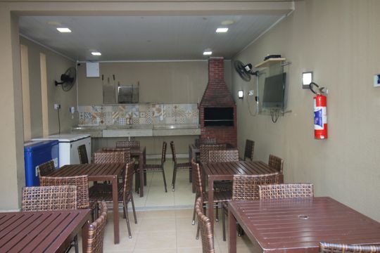 Área comum - Churrasqueira de apartamento para alugar com 3 quartos, 64m² em Penha, Rio de Janeiro