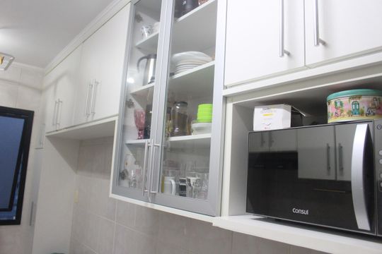 Cozinha de apartamento à venda com 2 quartos, 75m² em Fundação, São Caetano do Sul