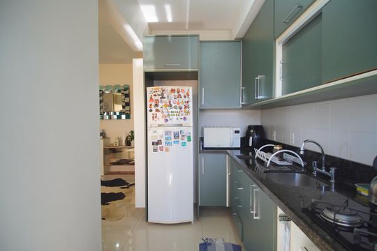 Cozinha de apartamento à venda com 2 quartos, 73m² em Jardim Mauá, Novo Hamburgo