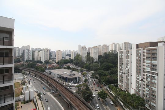 Vista da Varanda de apartamento à venda com 2 quartos, 48m² em Vila Prel, São Paulo