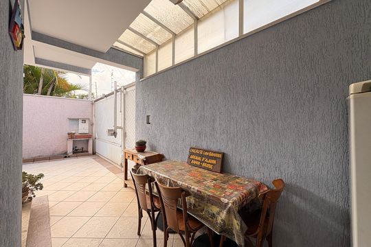 Área gourmet  de casa à venda com 4 quartos, 125m² em Jardim Bela Vista, Santo André