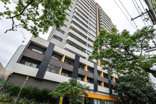 Fachada de kitnet/studio para alugar com 1 quarto, 28m² em Vila Dom Pedro I, São Paulo