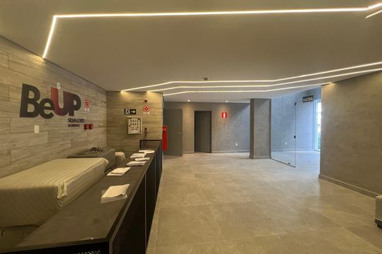 Área externa de kitnet/studio para alugar com 1 quarto, 24m² em Nova Suíça, Belo Horizonte