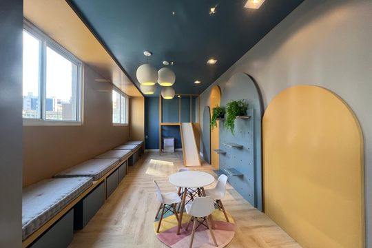 Área externa de kitnet/studio para alugar com 1 quarto, 24m² em Nova Suíça, Belo Horizonte
