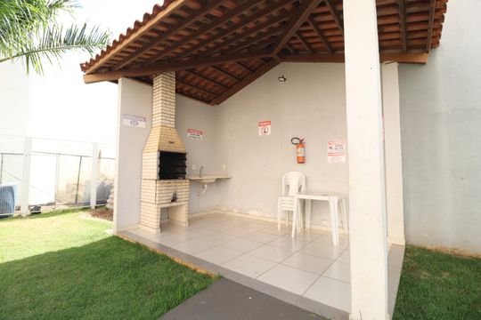 Área comum - Churrasqueira de apartamento para alugar com 2 quartos, 47m² em Morumbi, Uberlândia