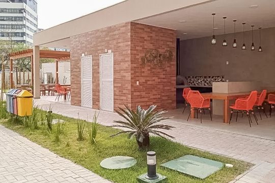 Área comum - Churrasqueira de apartamento para alugar com 2 quartos, 35m² em Barra Funda, São Paulo