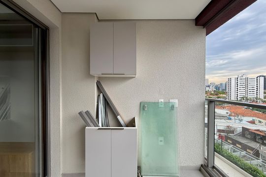 Área de Serviço de apartamento para alugar com 1 quarto, 35m² em Santo Amaro, São Paulo