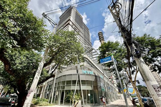 Fachada de apartamento para alugar com 1 quarto, 35m² em Santo Amaro, São Paulo