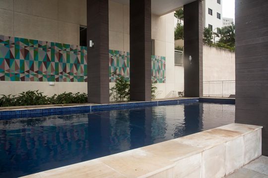 Área comum - Piscina de apartamento para alugar com 2 quartos, 67m² em Chácara Inglesa, São Paulo