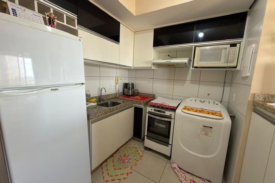 Cozinha  de apartamento à venda com 1 quarto, 35m² em Ceilândia Norte, Brasília