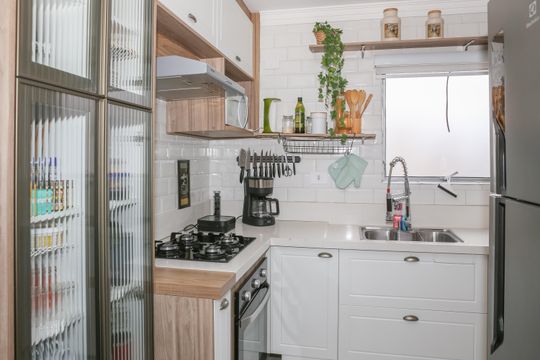 Cozinha e Área de Serviço de apartamento para alugar com 2 quartos, 55m² em Perdizes, São Paulo