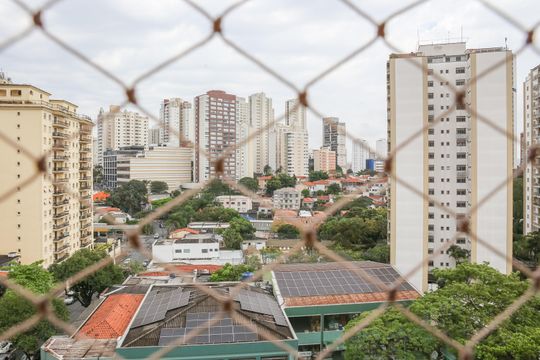 Vista da Sala de apartamento para alugar com 2 quartos, 55m² em Perdizes, São Paulo