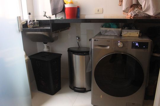 Área de Serviço de apartamento à venda com 3 quartos, 156m² em Santa Paula, São Caetano do Sul